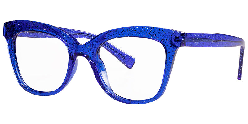 Minca – Glitter-Blue Glasses
