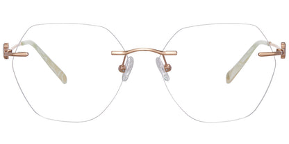 Pristina – Rose Gold Glasses