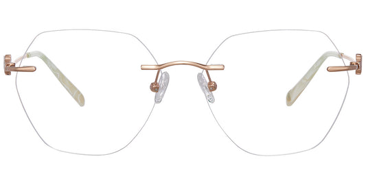 Pristina – Rose Gold Glasses