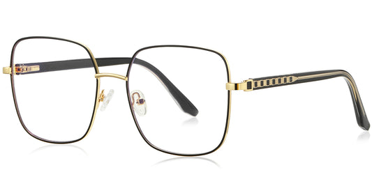 Antigua – Black-Gold Glasses