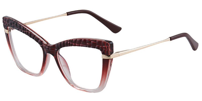 Zaria – Translucent-Red Glasses