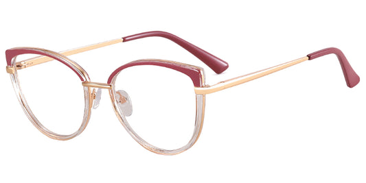 Chania – Pattern-Brown Glasses