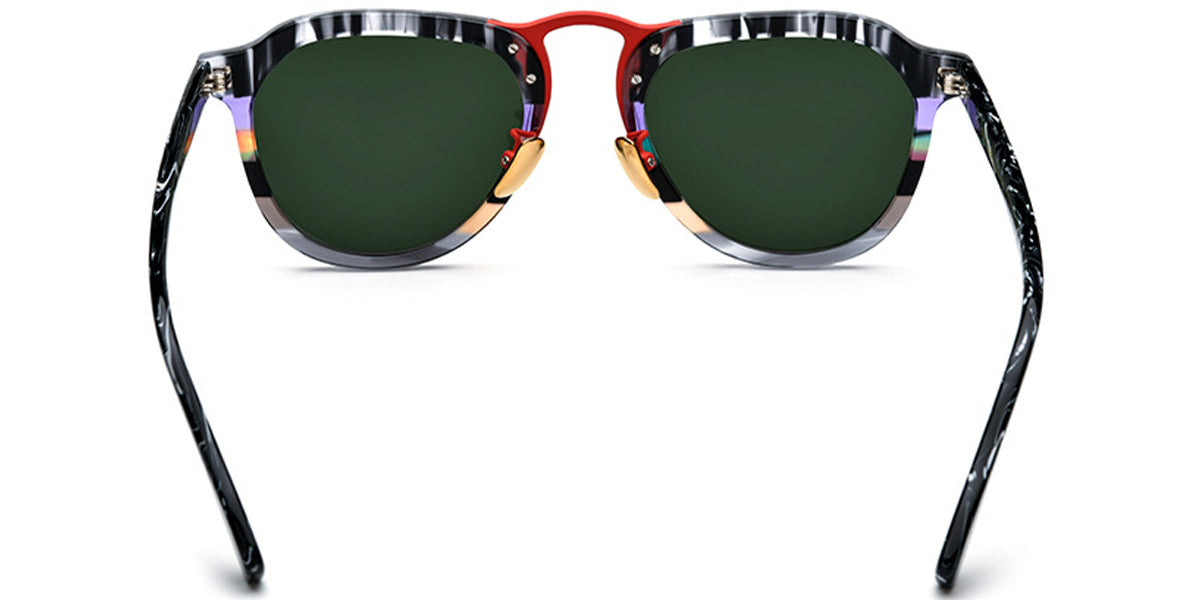 Kazan – Pattern-Red Sunglasses