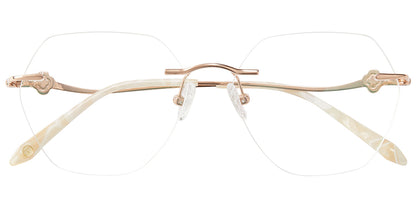 Pristina – Rose Gold Glasses