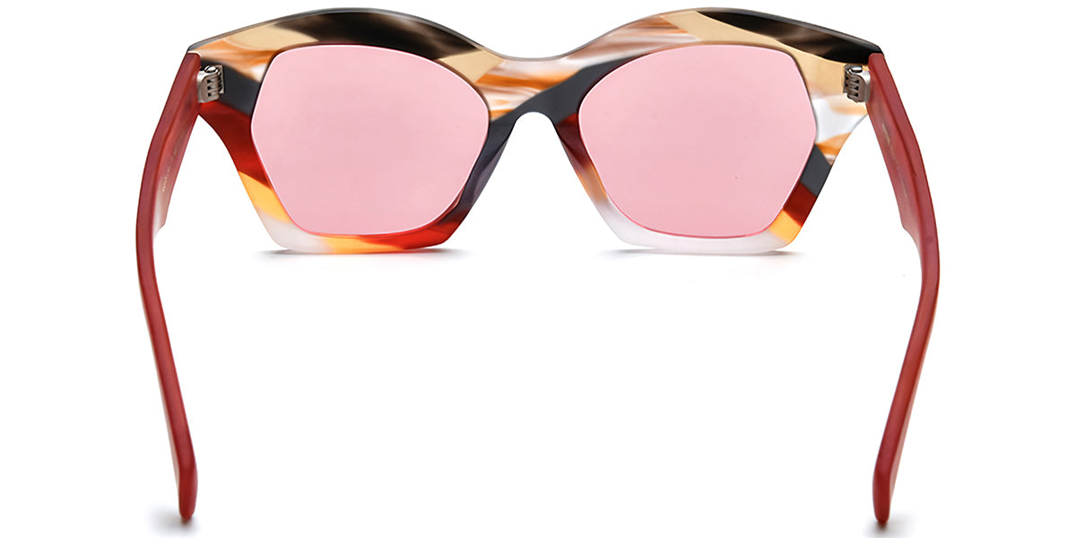 Abisko – Pattern-Red Sunglasses