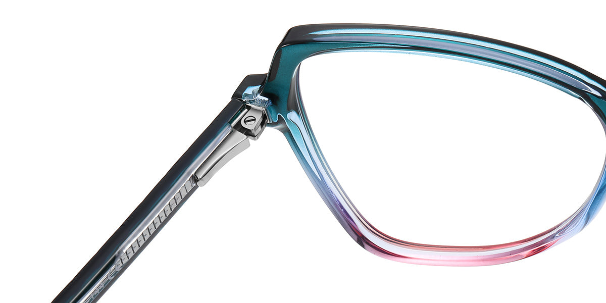 Evora – Gradient Green Glasses